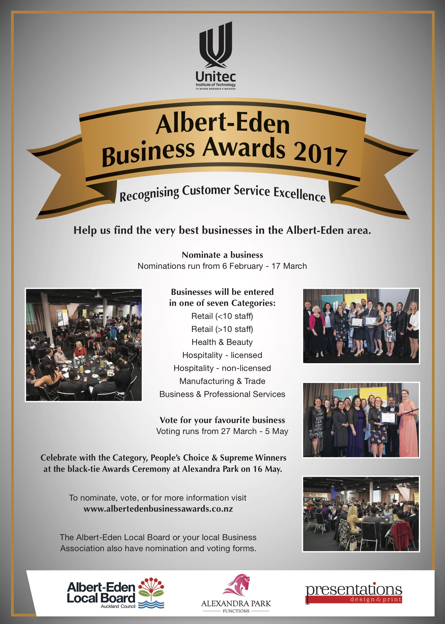 Albert Eden Biz Awards 2017